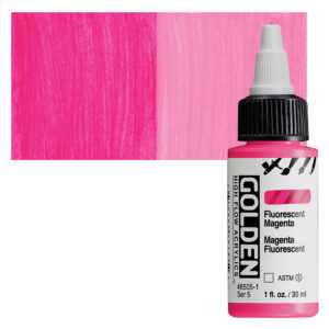 Golden high flow acrylics 30ml - S5 - 8505 fluorescent magenta
