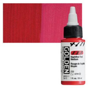Golden high flow acrylics 30ml - S5 - 8531 naphthol red medium
