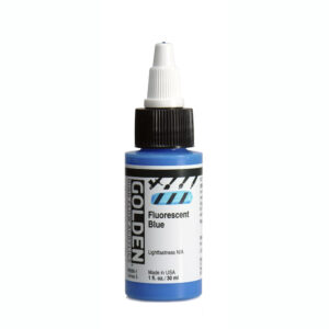 Golden high flow acrylics 30ml – S5 – 8566 fluorescent blue