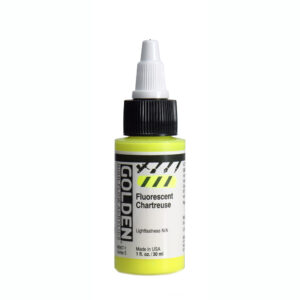 Golden high flow acrylics 30ml – S5 – 8567 fluorescent chartreuse