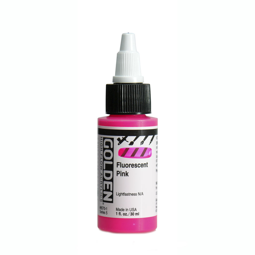 Golden high flow acrylics 30ml – S5 – 8570 fluorescent pink