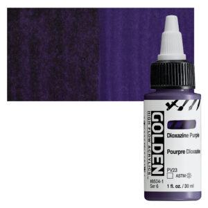 Golden high flow acrylics 30ml - S6 - 8504 dioxazine purple