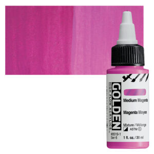 Golden high flow acrylics 30ml - S6 - 8519 medium magenta