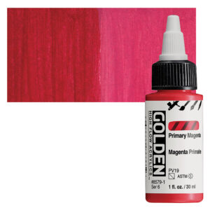 Golden high flow acrylics 30ml - S6 - 8579 pirmary magenta