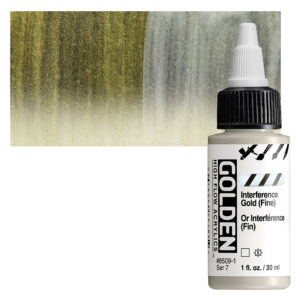 Golden high flow acrylics 30ml - S7 - 8509 interference gold (fine)