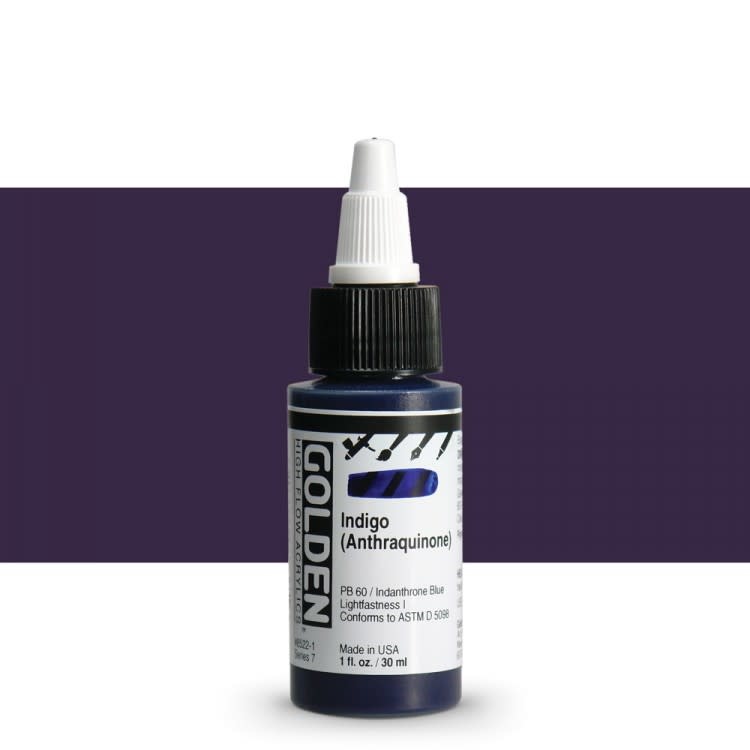 Golden high flow acrylics 30ml – S7 – 8522 indigo (anthraquinone)