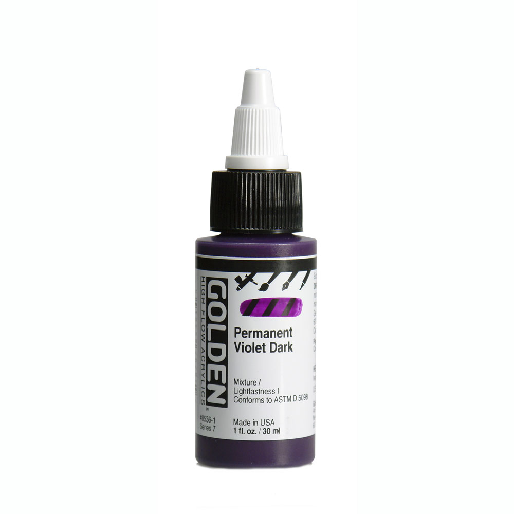 Golden high flow acrylics 30ml – S7 – 8536 permanent violet dark