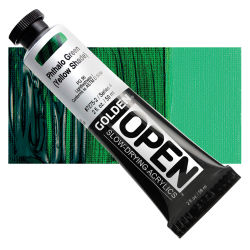Golden open acryl 60ml – S4 – 7275 phthalo green (yellow shade)