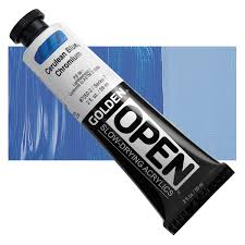 Golden open acryl 60ml – S7 – 7050 ceruleum blue, chromium