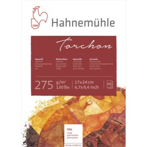 Hahnemhle torchon 275gr 17 x 24 ruw