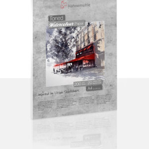 Hahnemhle watercolour paper 200gr toned grey A5