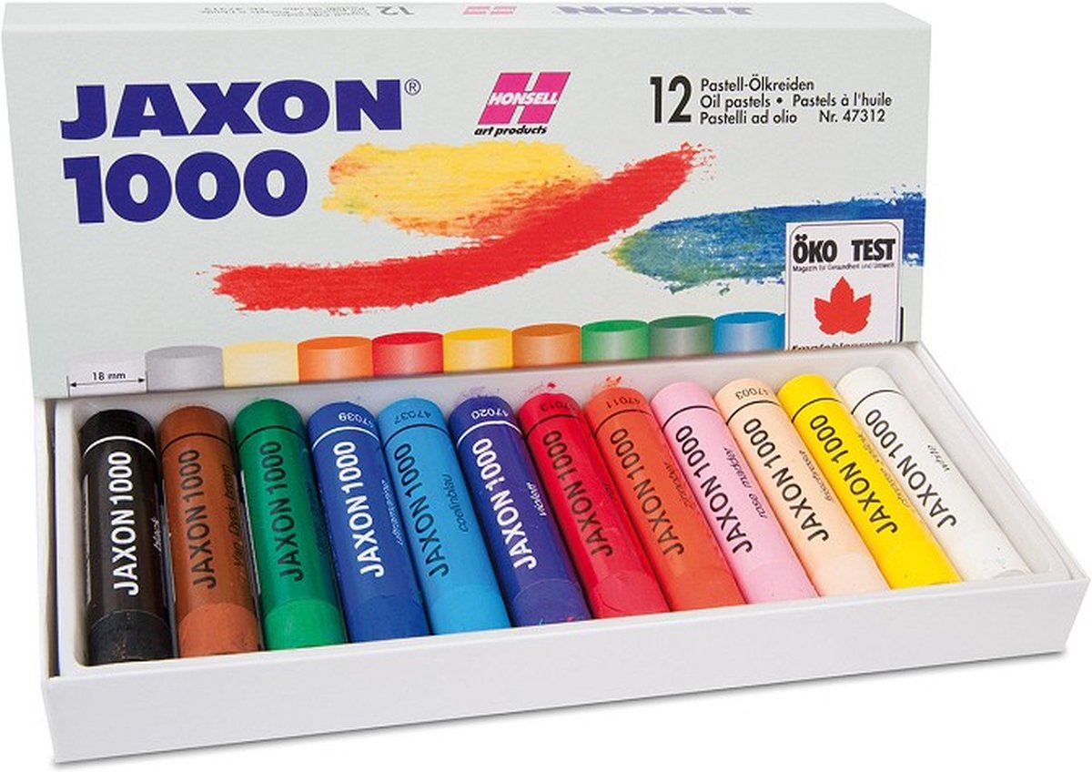 Jaxon 1000 oliepastel - set 12