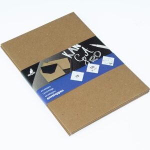 Kangaro enveloppe C6 10 stuks - bruin