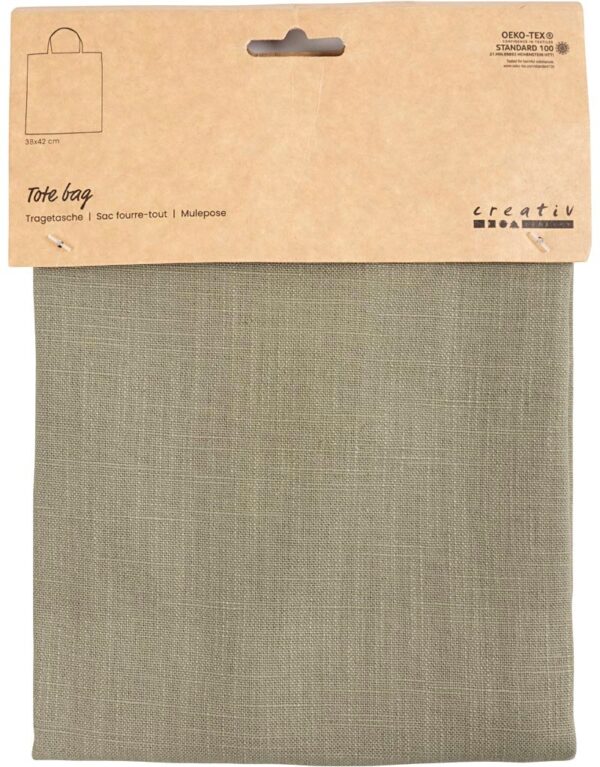 Katoenen tas 38 x 42 - groen