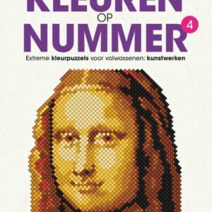 Kleuren op nummer 4, extreme kleurpuzzels voor volwassenen