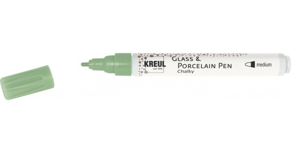 Kreul Glass & Porcelain pen chalky - 16574 rosemary green