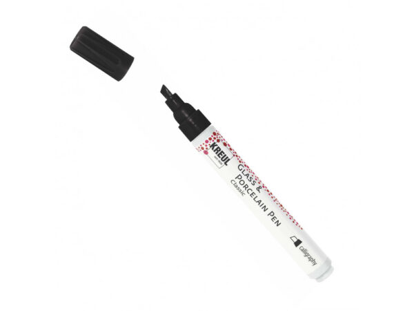 Kreul Glass & Porcelain pen classic - calligraphy zwart