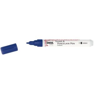 Kreul Glass & Porcelain pen classic - medium royal blauw