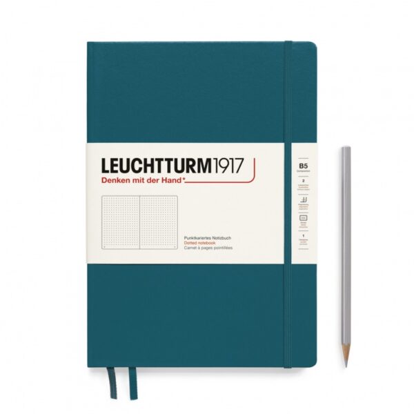 Leuchtturm1917 B5 hardcover - dotted - pacific