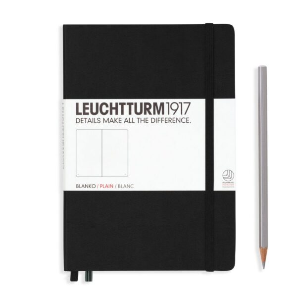 Leuchtturm1917 medium black - plain