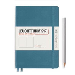 Leuchtturm1917 medium - blanco - stone blue
