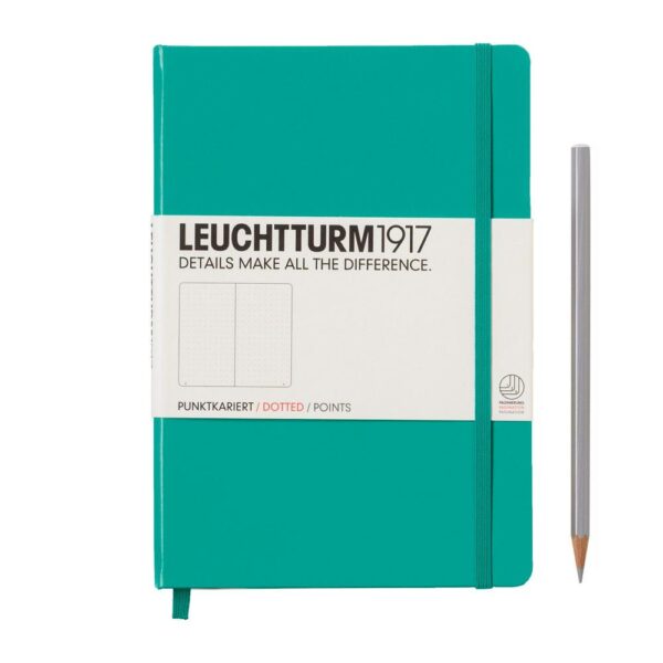 Leuchtturm1917 medium - dotted - emerald