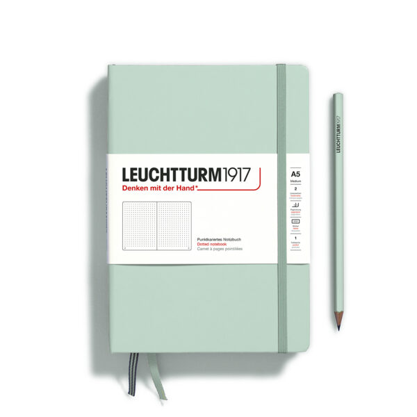 Leuchtturm1917 medium - dotted - mint green