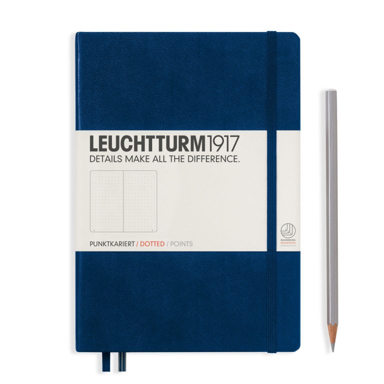 Leuchtturm1917 medium dotted navy blue