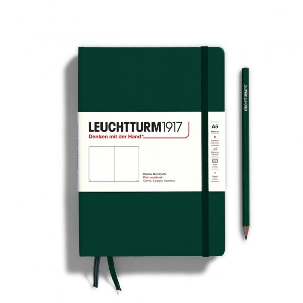 Leuchtturm1917 medium - plain - forest green