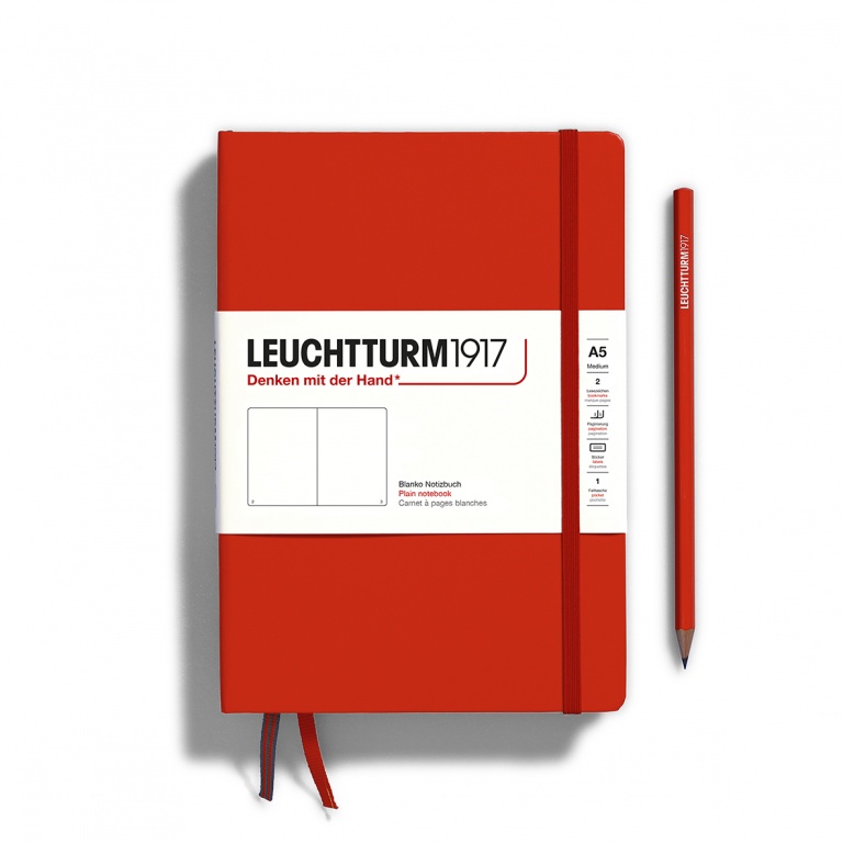 Leuchtturm1917 medium - plain - fox red