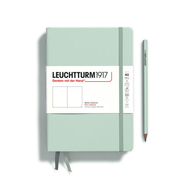 Leuchtturm1917 medium - plain - mint green