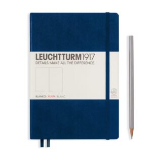 Leuchtturm1917 medium plain navy blue