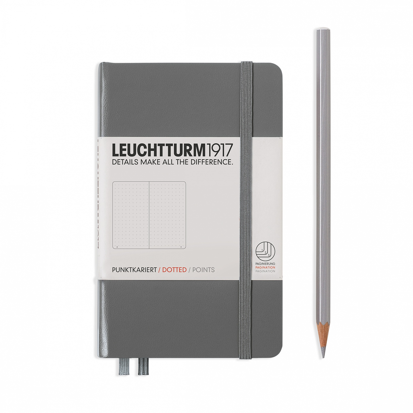 Leuchtturm1917 pocket anthracite