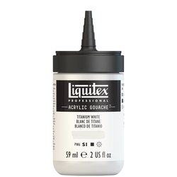 Liquitex acrylic gouache 59ml - S1 432 Titanium white