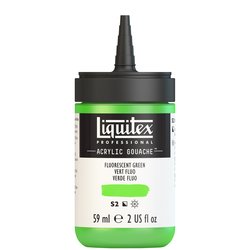 Liquitex acrylic gouache 59ml - S2 985 Fluorescent green