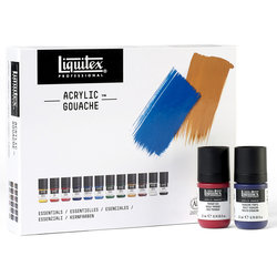 Liquitex acrylic gouache set 12 x 22ml essentials