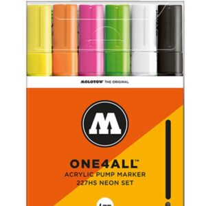 Molotow acrylmarker 4mm set neon