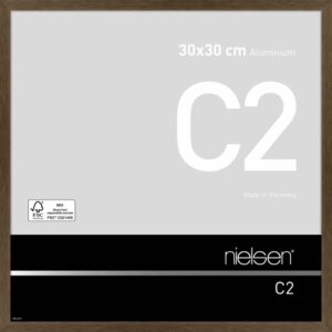 Nielsen wissellijst C2 30 x 30 - walnoot mat