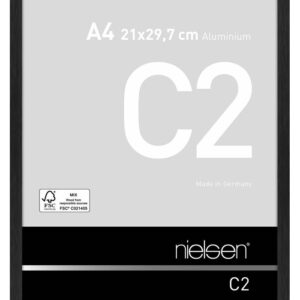 Nielsen wissellijst C2 A4 - mat zwart