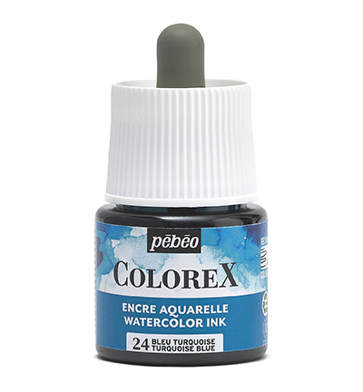 Pebeo colorex 45ml - 24 turquoise blue