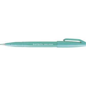 Pentel sign brushpen - SES15C-D4 Emerald Green
