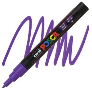 Posca acrylmarker - PC-3M 0.9-1.3mm - 12 paars