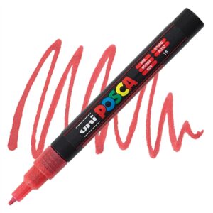 Posca acrylmarker - PC-3M 0.9-1.3mm - 15 rood