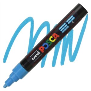 Posca acrylmarker - PC-5M 1.8-2.5mm – 8 licht blauw