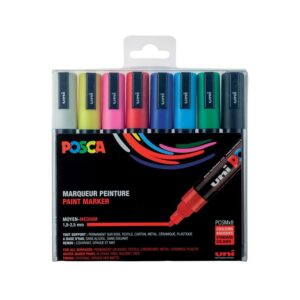 Posca acrylmarker - PC-5M 8 basis