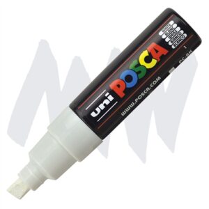 Posca acrylmarker - PC-8K 8mm - 1 wit