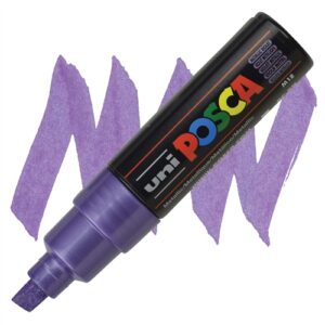 Posca acrylmarker - PC-8K 8mm – 12 metallic violet