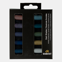 Rembrandt softpastel - set 10 halve dark shades