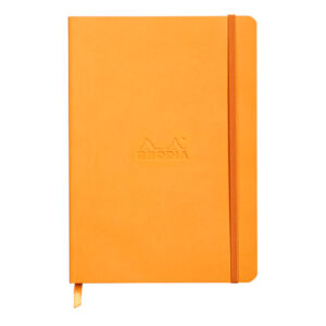 Rhodia rhodiarama dotted - A5 oranje