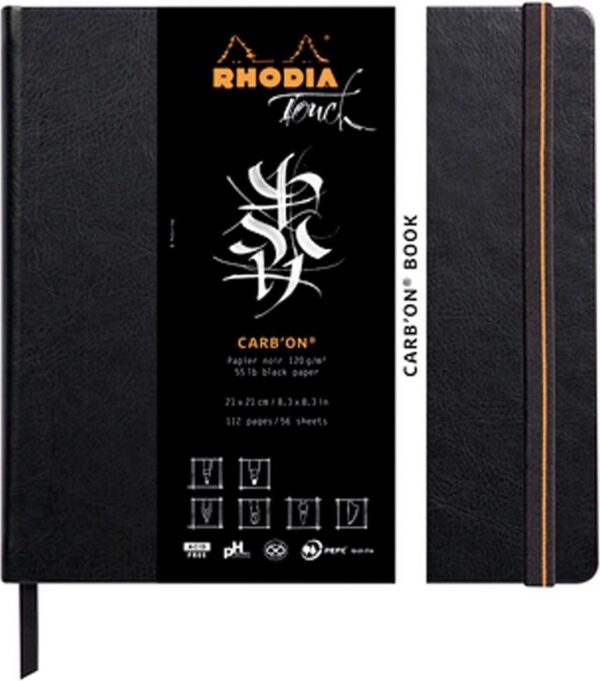 Rhodia Touch Carb'on 21x21